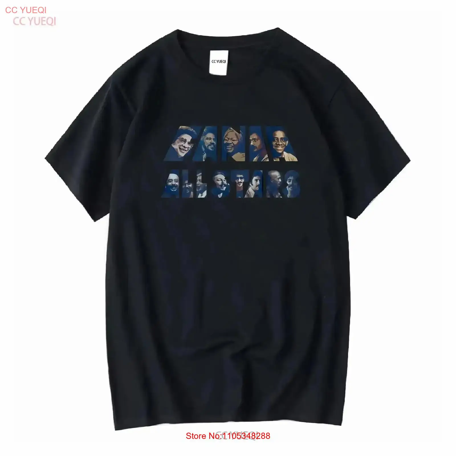 Vintage Fashion La - Fania All Stars T-Shirt Salsa Camisetas