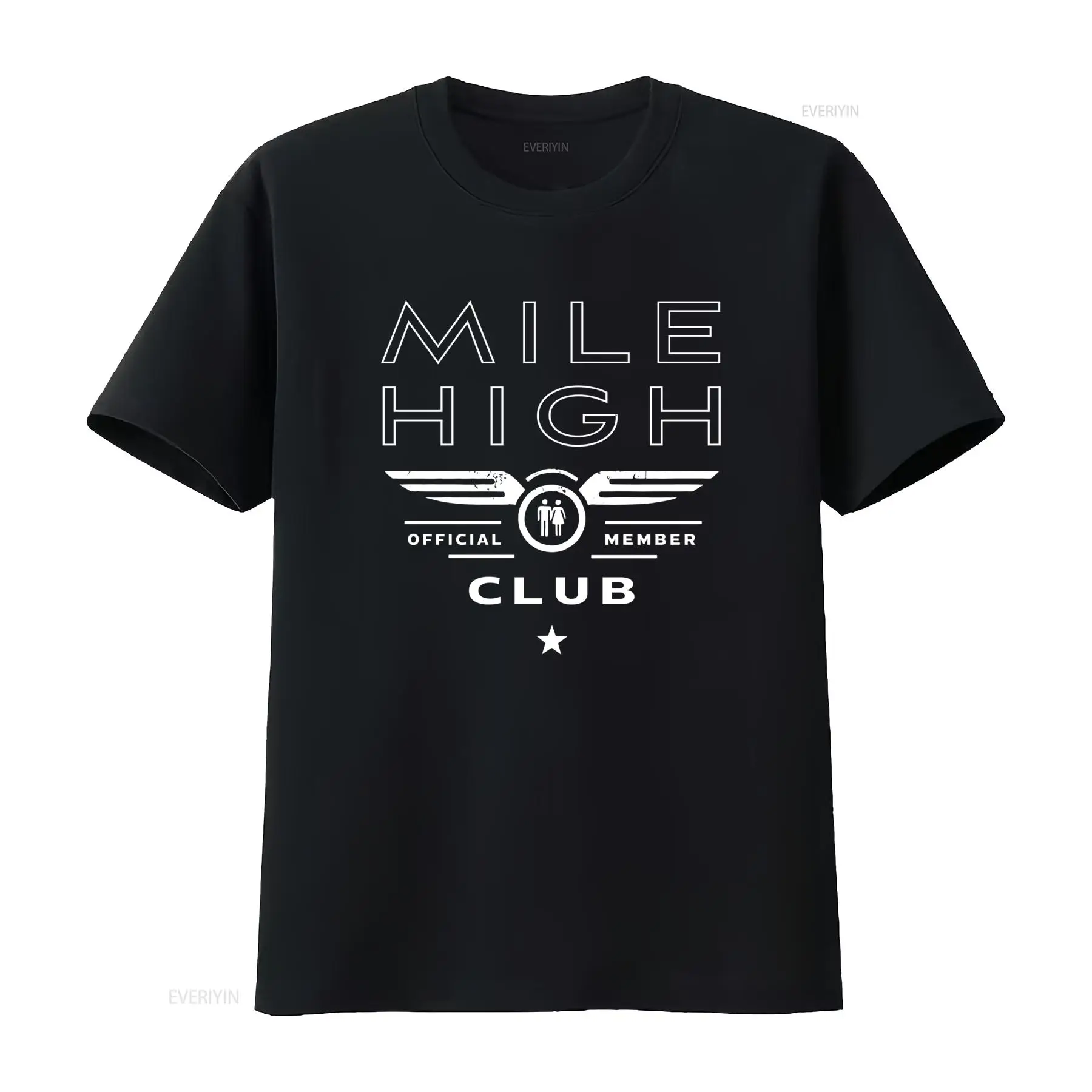 Vintage Fashion Icons - Mile High Club Offizielles Mitglieder-T-Shirt Stilvolles
