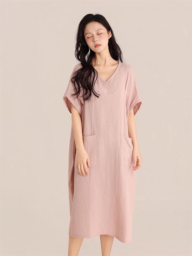 Vintage Fashion Plus Size - Vintage Übergrößen-Sommerkleid für Damen, 100% Baumwolle,