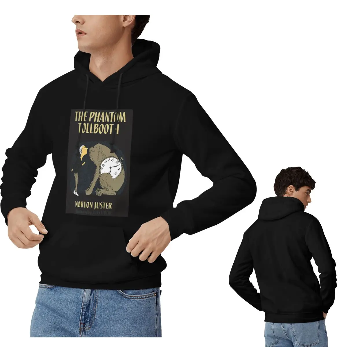 Vintage Fashion Books - The Phantom Tollbooth Vintage Buchcover Hoodies
