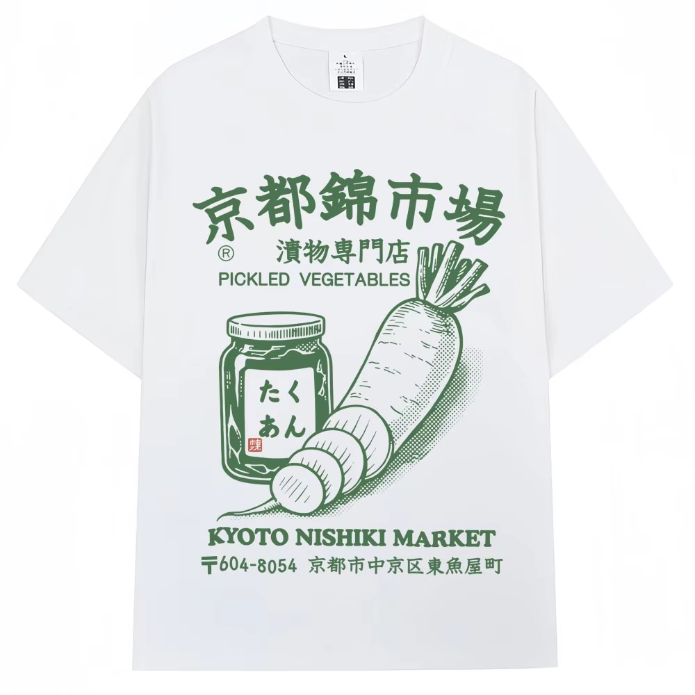 Vintage Fashion Market - Japanischer Stil Kyoto Nishiki Market Print