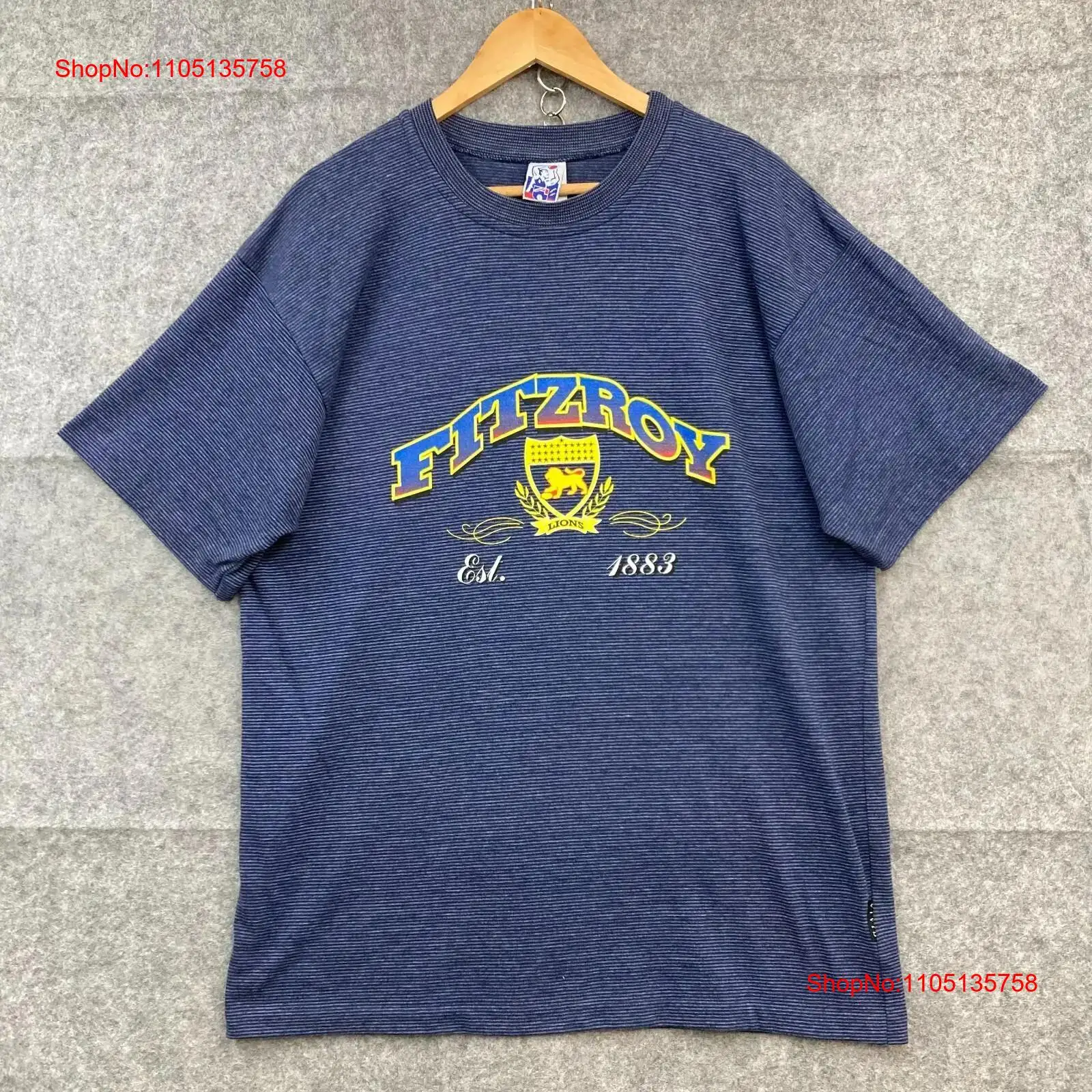 Vintage Fashion Brisbane - VINTAGE Fitzroy Brisbane Lions T-Shirt Herren
