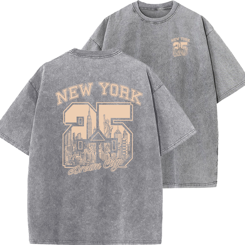 Vintage Fashion York - New York City Lustige Druck Frau