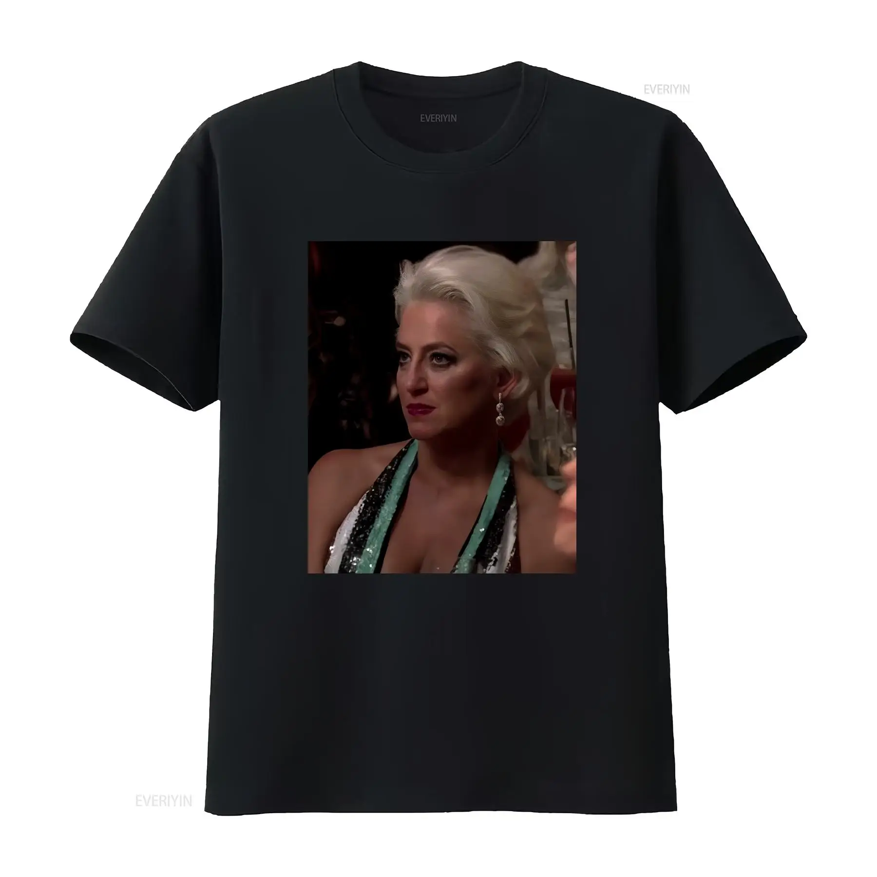 Vintage Fashion York - Modisches T-Shirt „Dorinda Medley Angry Face“