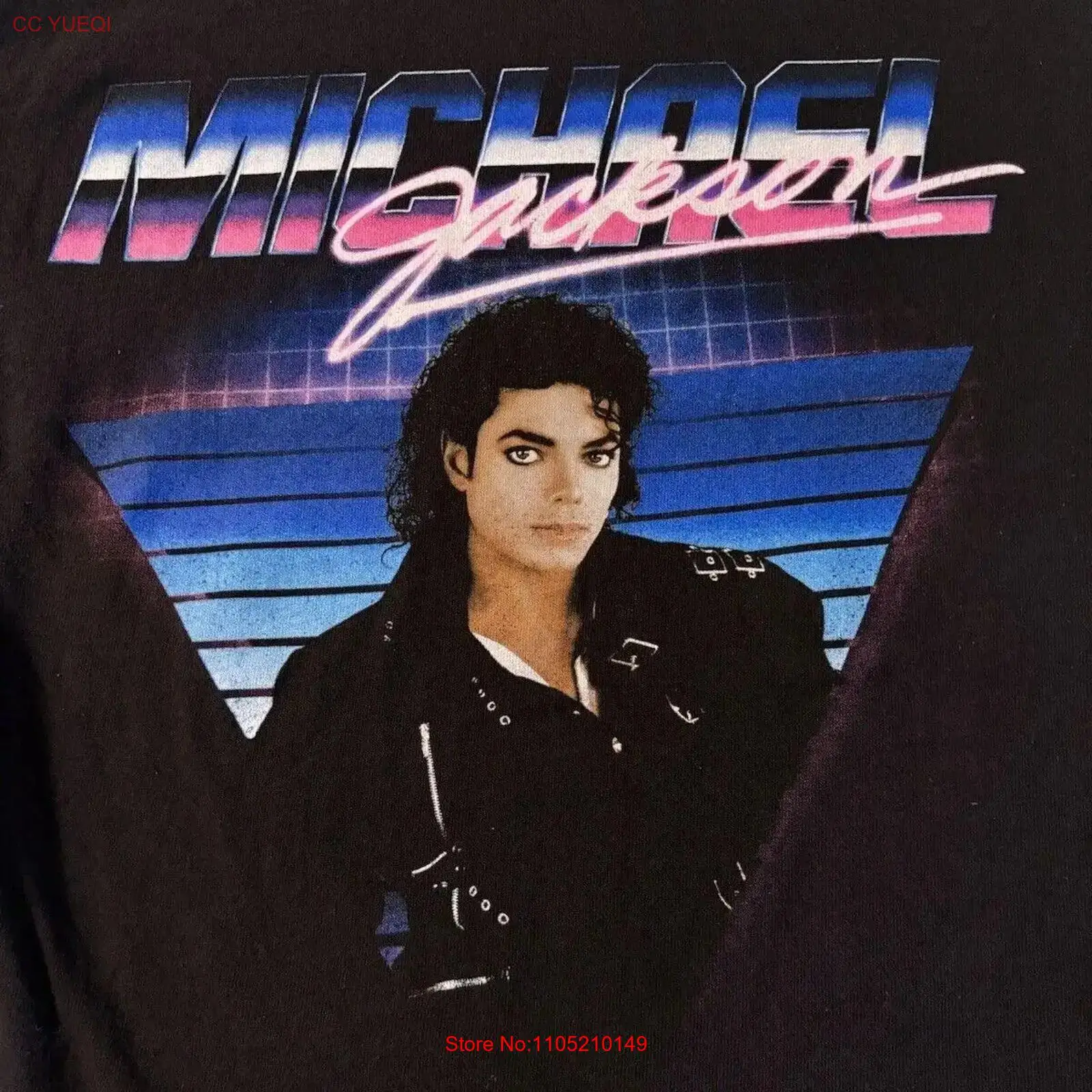 Vintage Fashion Eras - Damen-T-Shirt „Michael Jackson Bad Era“ 2021,