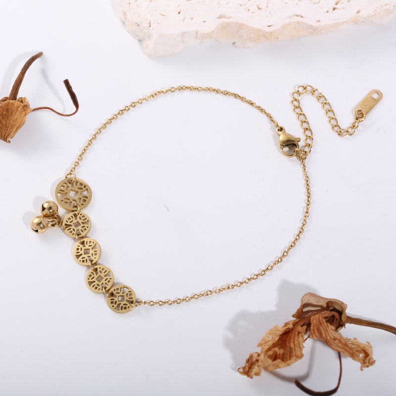 1 Stück Edelstahl-Fußkettchen  – Vintage Fashion Market Bewertung und Preis