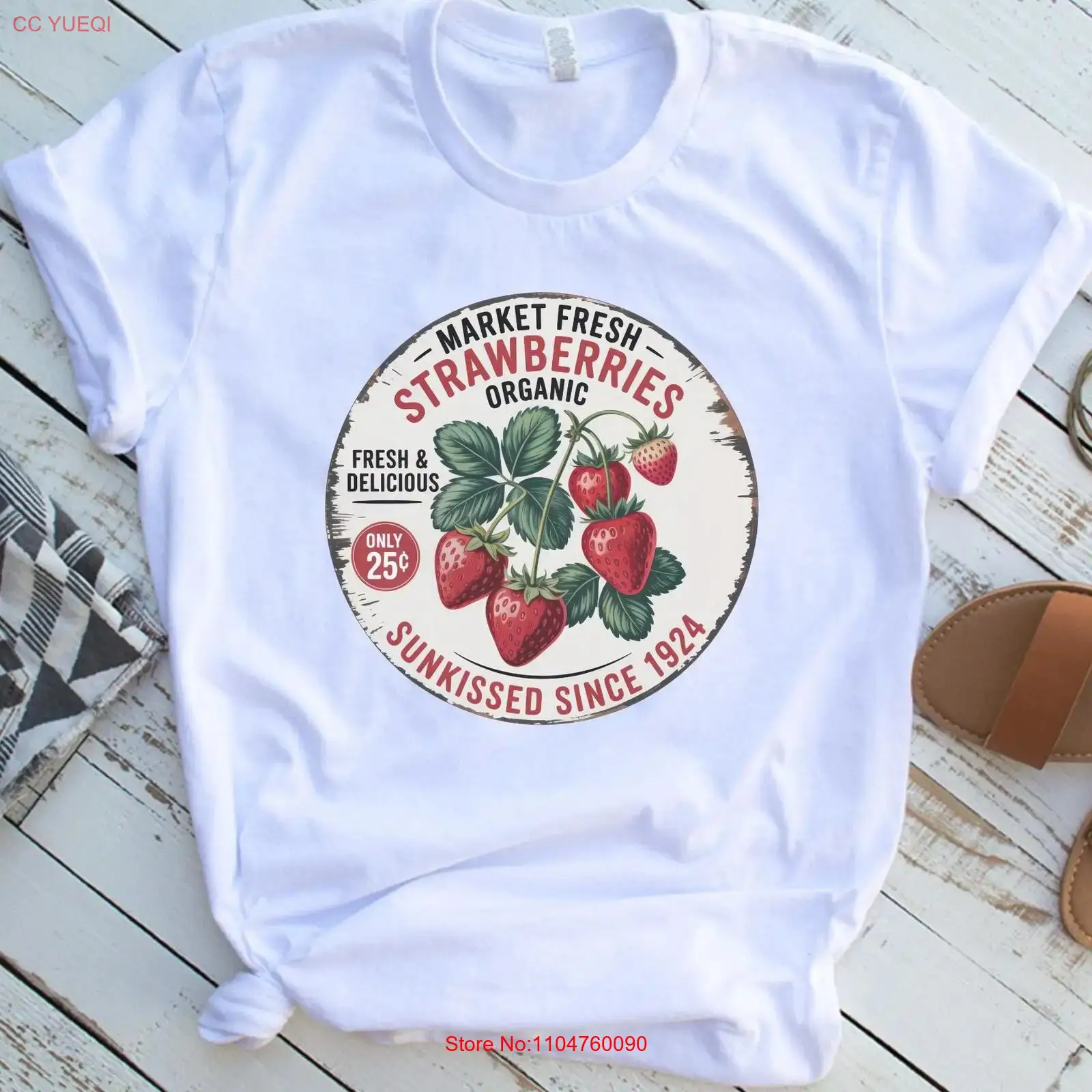 Fresh Strawberries Vintage T-S – Vintage Fashion Market Bewertung und Preis