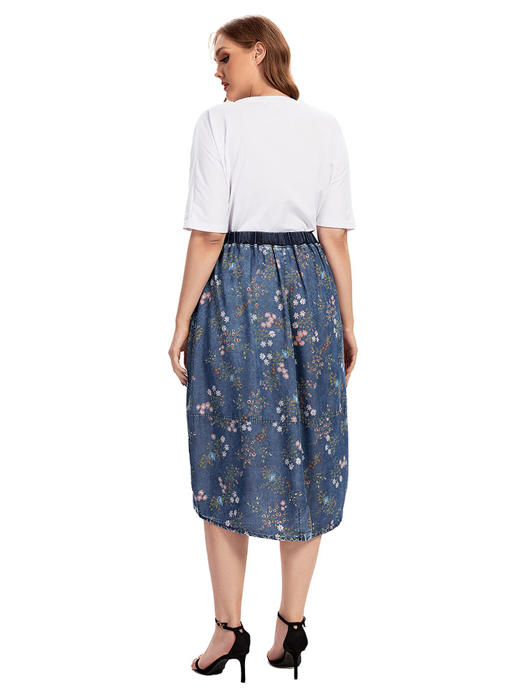 Lässiger Jeansrock für Damen i – Vintage Fashion Plus Size Bewertung und Preis