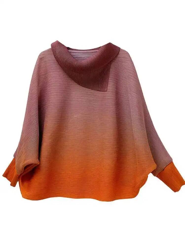 Plissee-T-Shirt mit Farbverlau – Vintage Fashion Build Bewertung und Preis