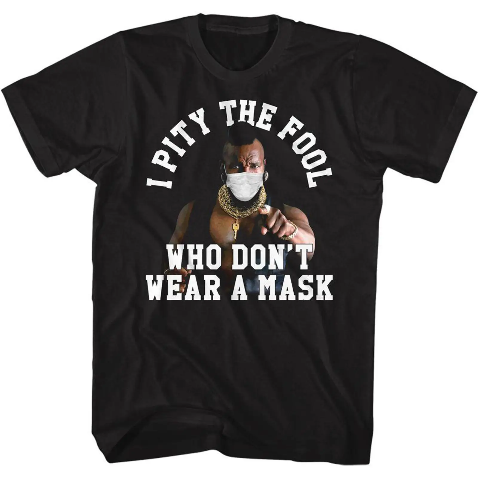 Mr T Pity The Fool Mask Shirt  – Vintage Fashion Icons Bewertung und Preis