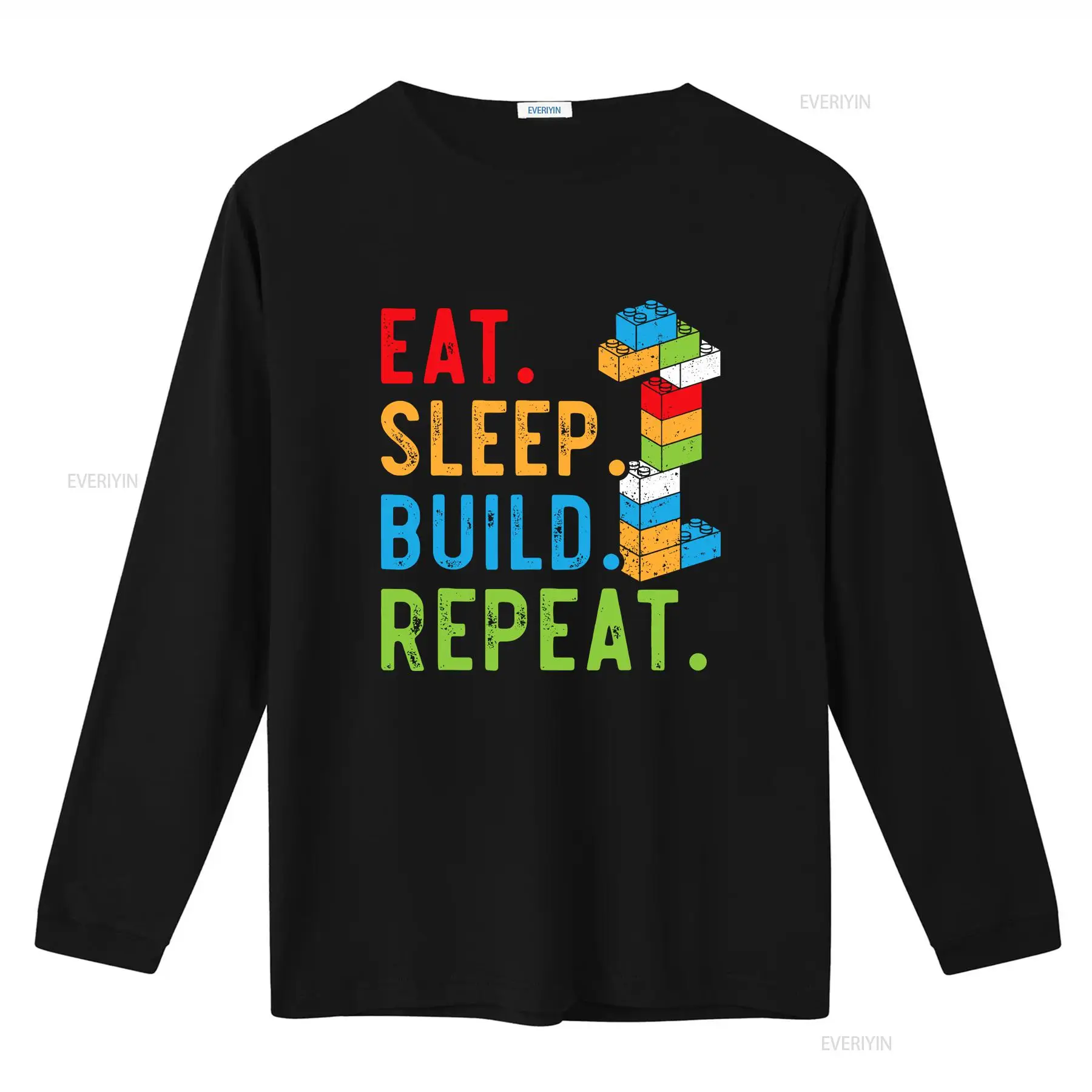 Eat Sleep Build Repeat Master  – Vintage Fashion Build Bewertung und Preis