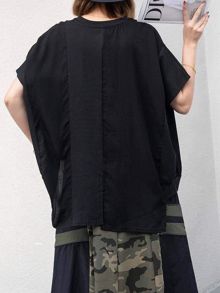 Unregelmäßiges Damen-T-Shirt i – Vintage Fashion Build Bewertung und Preis