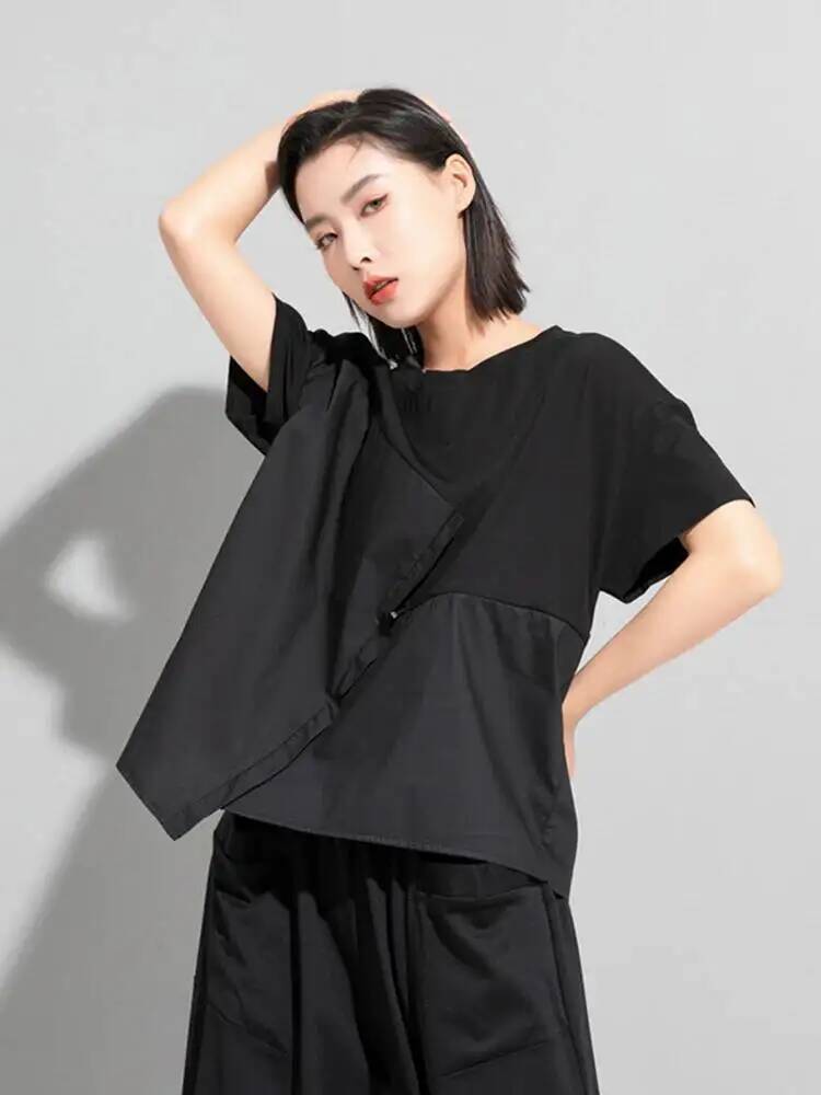 Damen-T-Shirt mit Kordelzug in – Vintage Fashion Build Bewertung und Preis