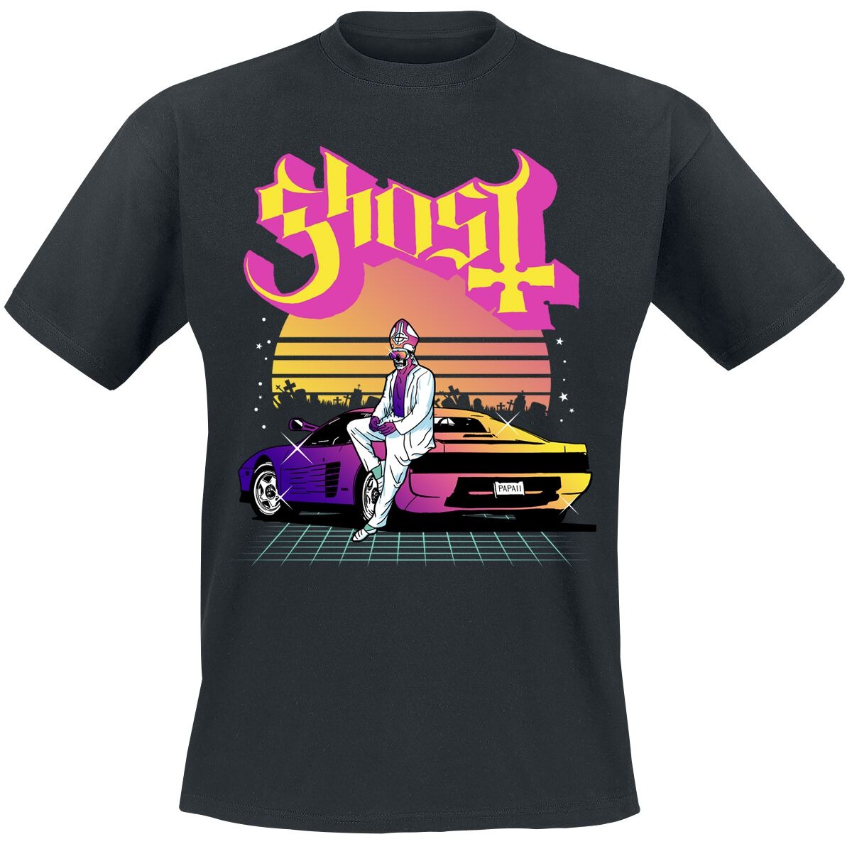 Ghost Vintage Band Logo Print  – Vintage Fashion Icons Bewertung und Preis