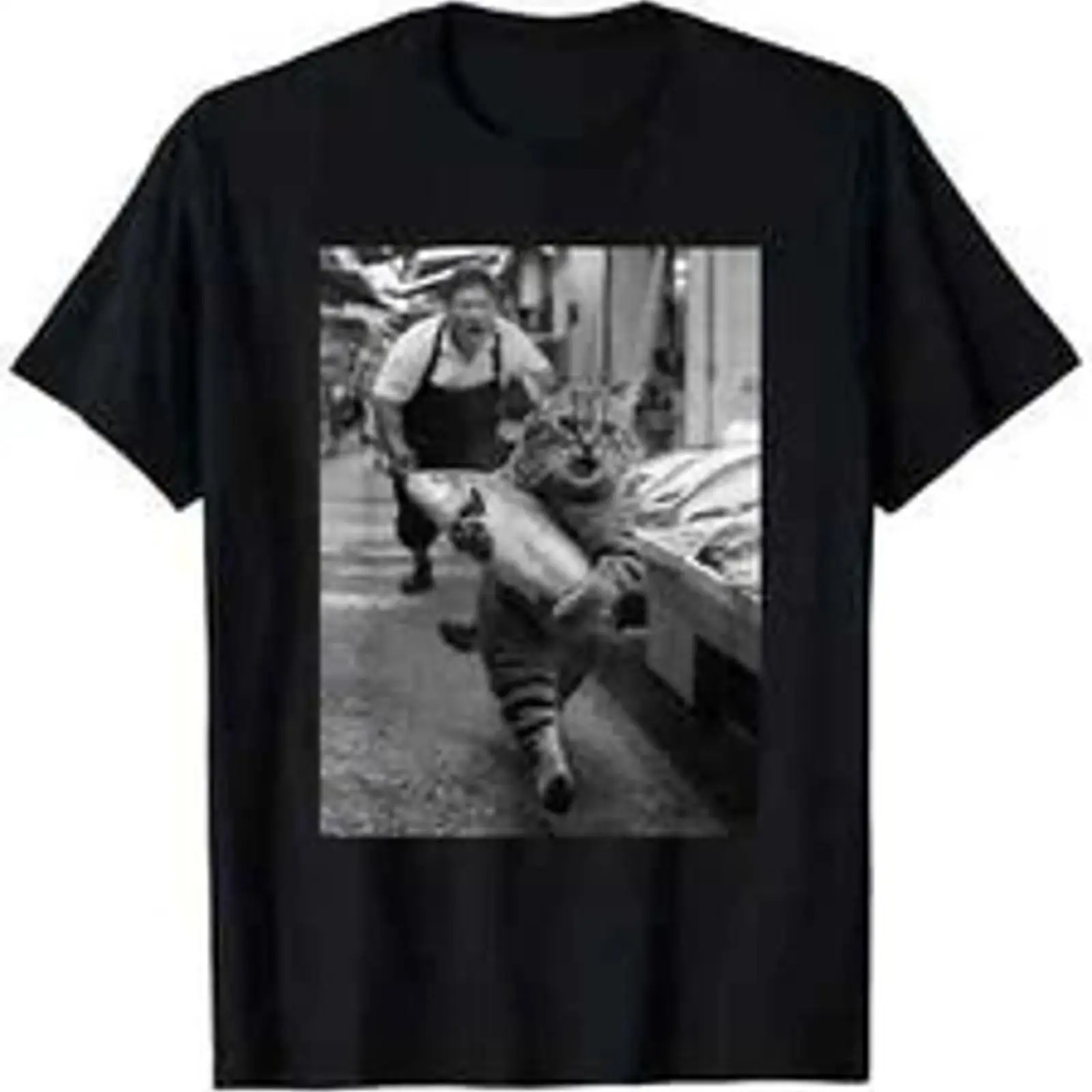 Lustiges Katzen-T-Shirt mit Fi – Vintage Fashion Market Bewertung und Preis